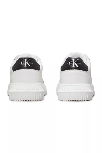 Erkek CHUNKY CUPSOLE MONO LTH Sneaker-Beyaz - 6