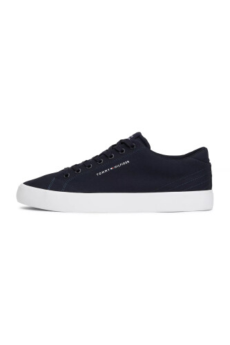 Erkek TH HI VULC LOW CANVAS Sneaker-Lacivert - 2