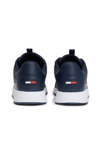 Erkek TOMMY JEANS FLEXI RUNNER Sneaker-Lacivert - 4