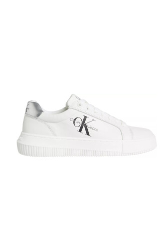 Kadın CHUNKY CUPSOLE LACEUP LTH ML MTL Sneaker-Beyaz - Calvin Klein