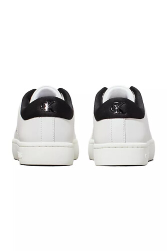 Kadın CLASSIC CUPSOLE LOWLACEUP LTH WN Sneaker-Beyaz-Siyah - 5