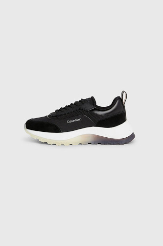 Kadın Runner Lace Up Sneaker - Siyah - 5