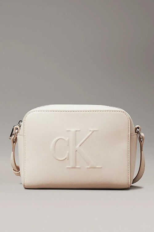 Kadın SCULPTED CAMERA BAG Omuz Çantası - Bej - Calvin Klein