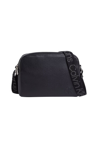 Kadın ULTRALIGHT DBLZIP CAMERABAG21 PU Omuz Çantası-Siyah - CALVIN KLEIN