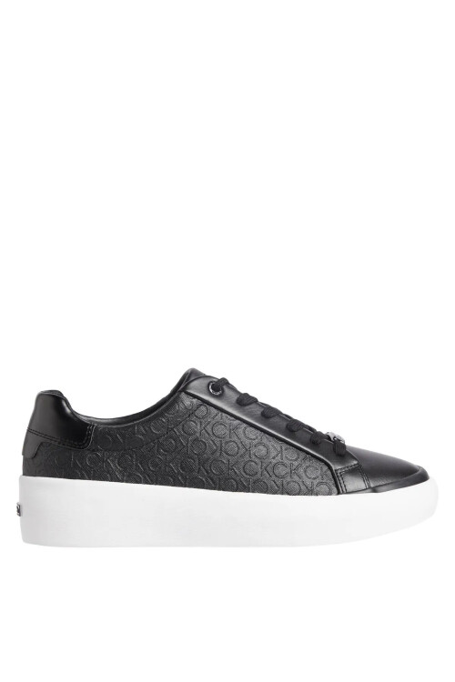 Kadın VULC LACE UP MONO MIX Sneaker Ayakkabı - Siyah - Calvin Klein